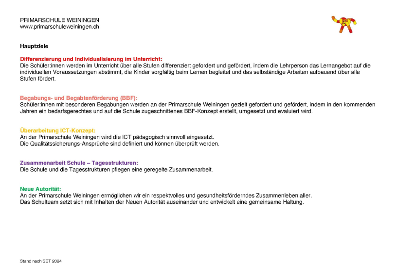 Schulprogramm